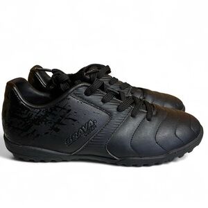 BRAVA Soccer Black Boys Lace Up Athletic Sneakers Shoes Size 3D